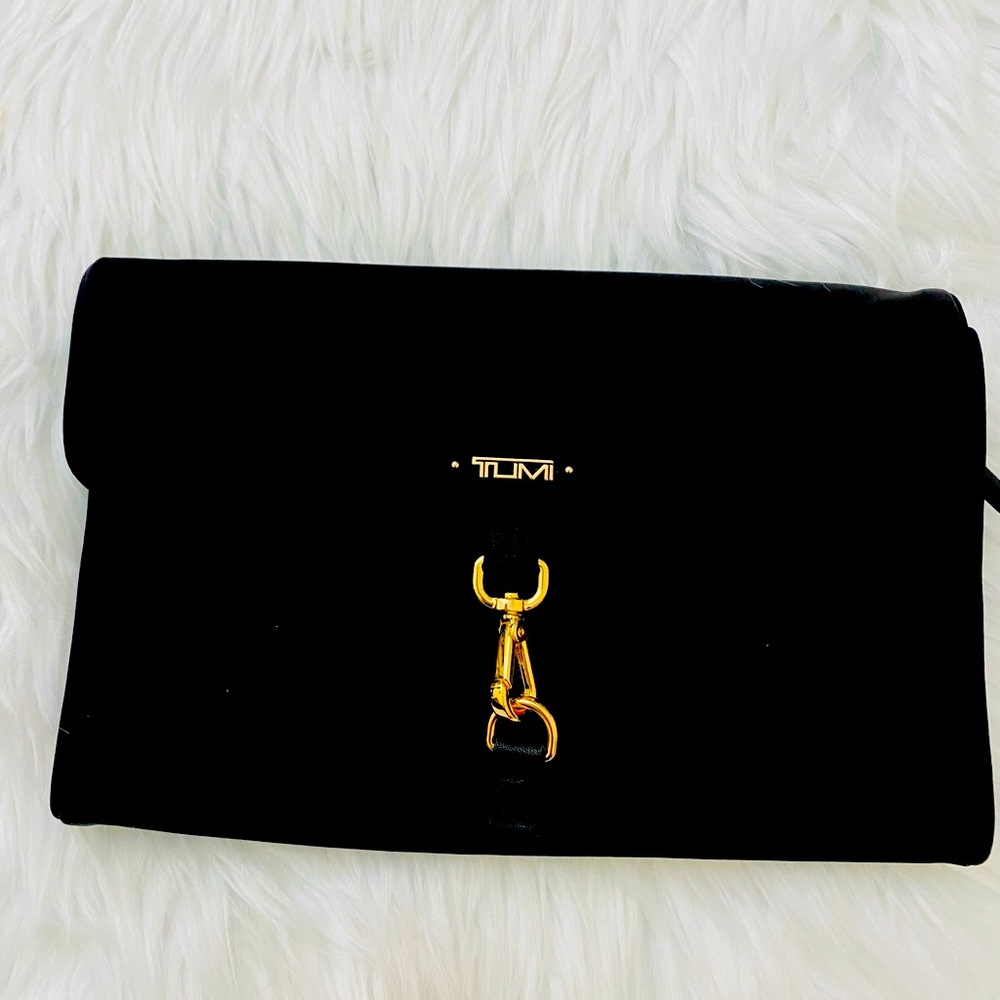 Tumi jewelry travel pouch bag black